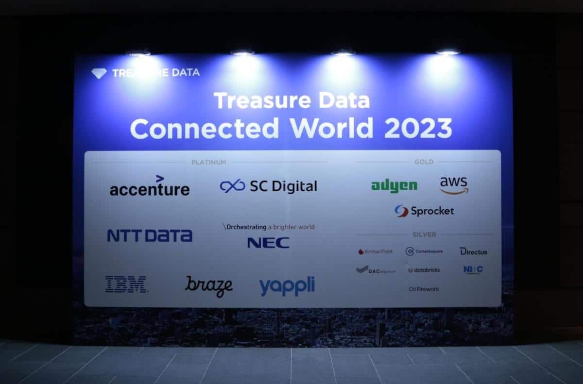 Treasure Data Connected World スポンサー企業一覧（カテゴリ毎・五十音順）
