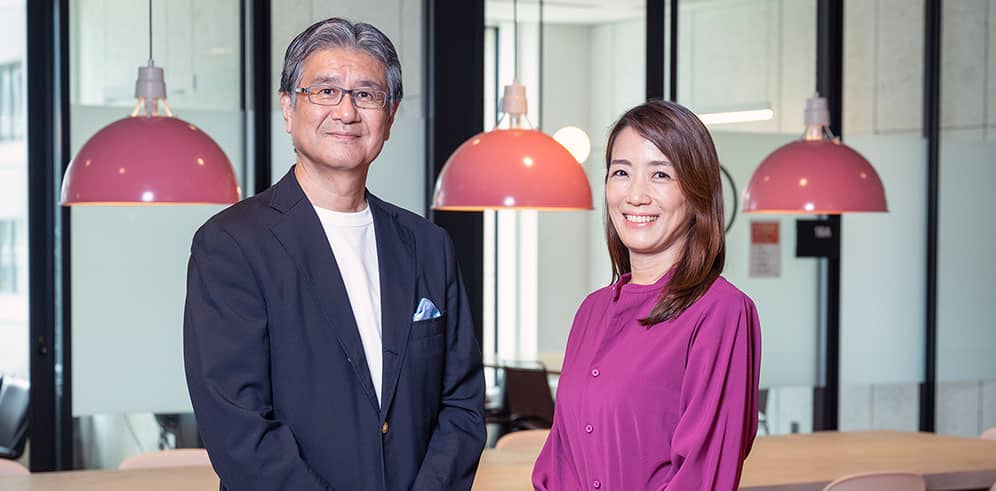 写真:石井氏と前田氏