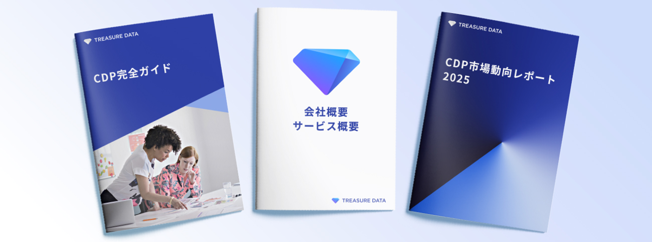 トレジャーデータがよくわかる！資料3点セット