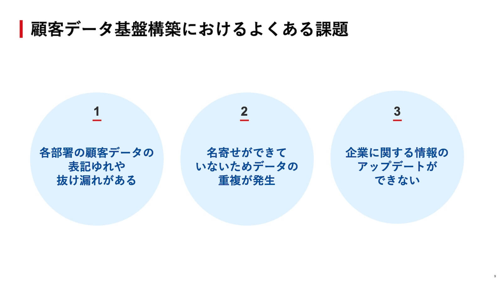 顧客データ基盤構築におけるよくある課題